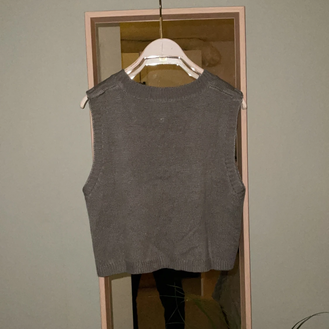 Slipover grön/grå nyans  - 90