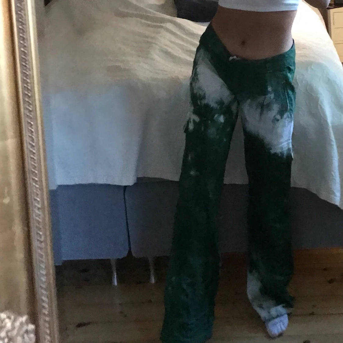 Lågmidjade byxor - 90