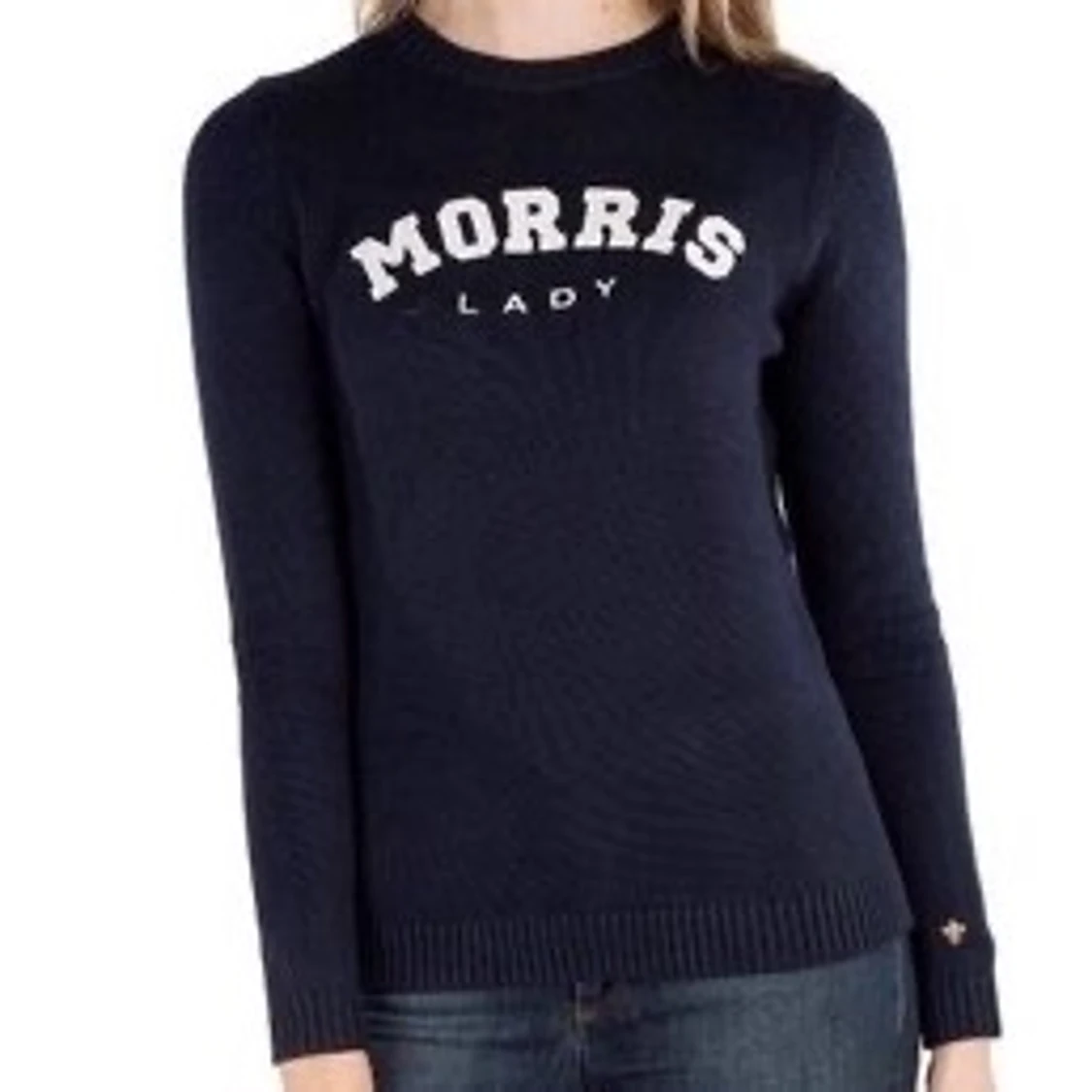 Stickad morriströja