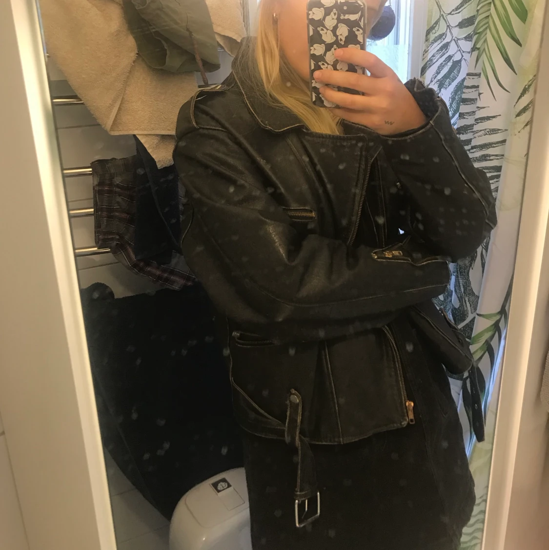 90tal skinnjacka - 90