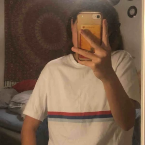  - Säljer en skitsnygg tisha från brandy Melville i onesize, modellen är oversized & man kan bära den som man vill! Och olika storlekar kan använda den. Den är supersnygg & inte använd mycket. Köparen står för frakt💕