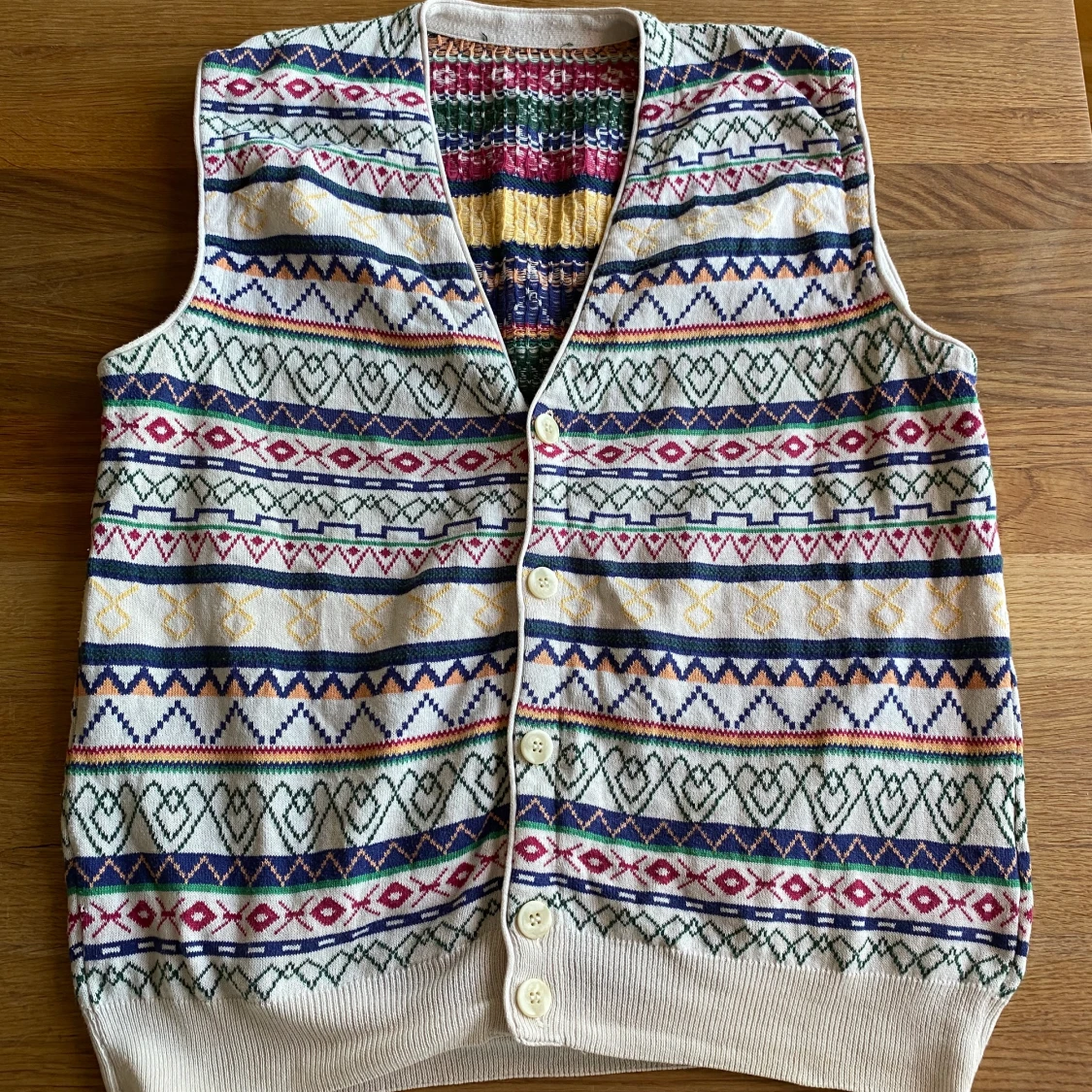 Stickad väst - 90