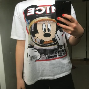 T-Shirt med Disneytryck - Zara - Cool T- shirt med Disneytryck från Zara . Storlek: S Skick: Använd fåtal gånger och helt oskadd.  