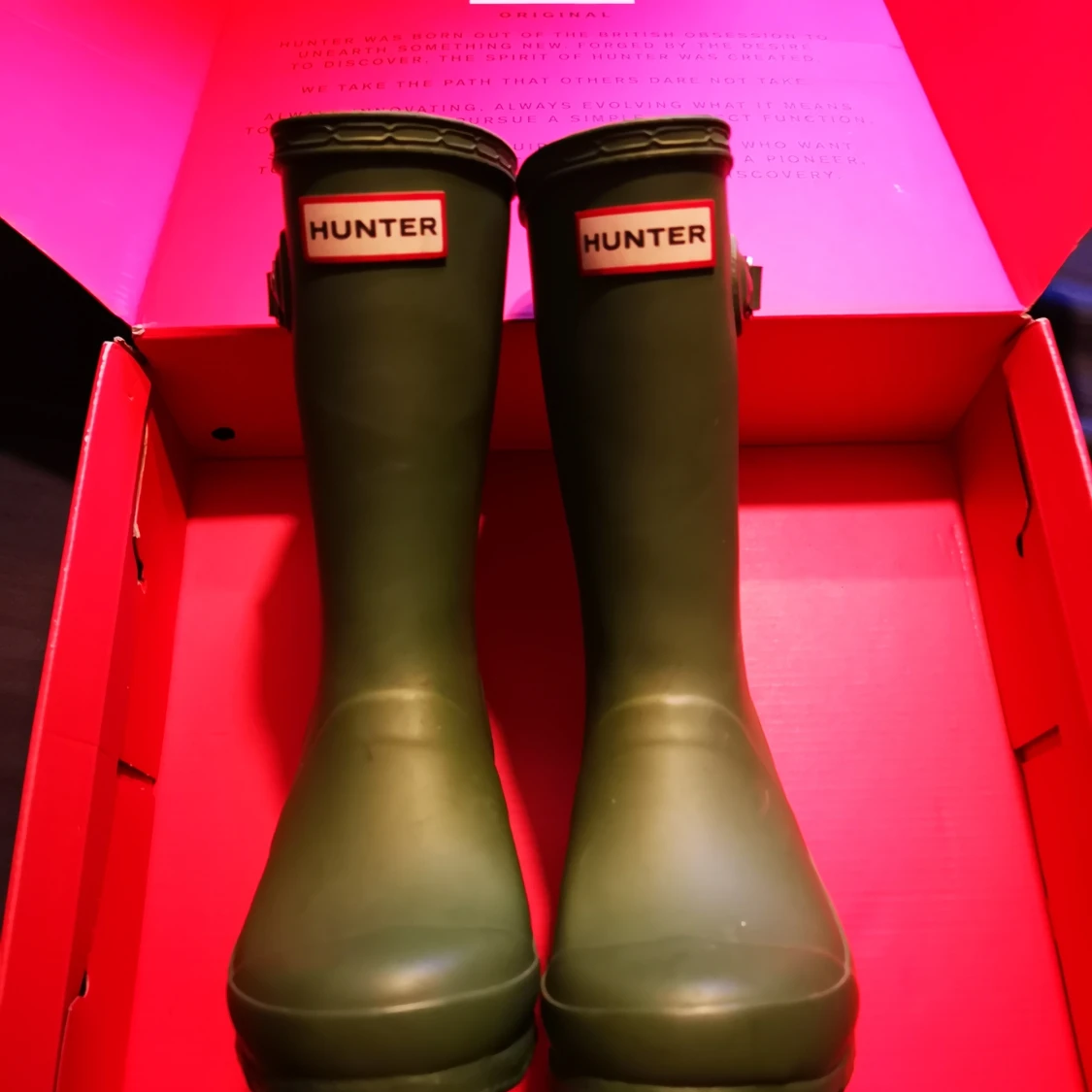 Olivgrön Hunter barn