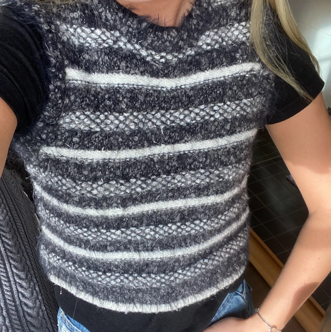 Stickad Väst Zara - 90