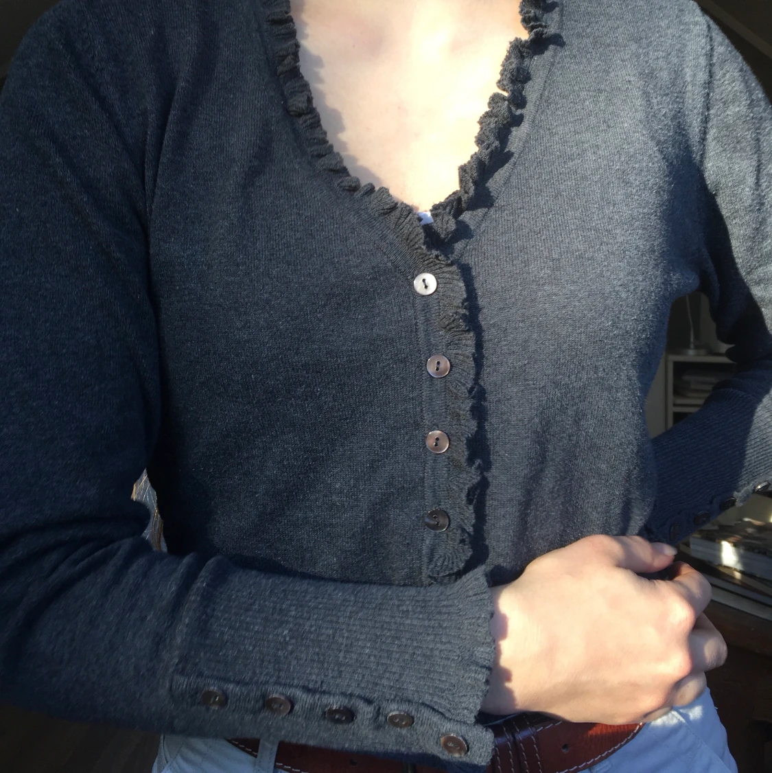 Tröja med knappar - 90