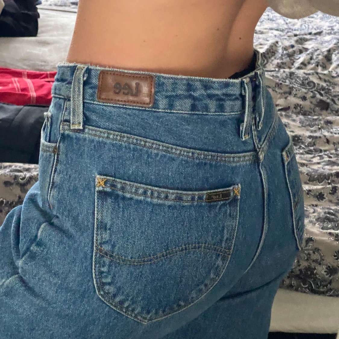 Lee mom straight jeans 