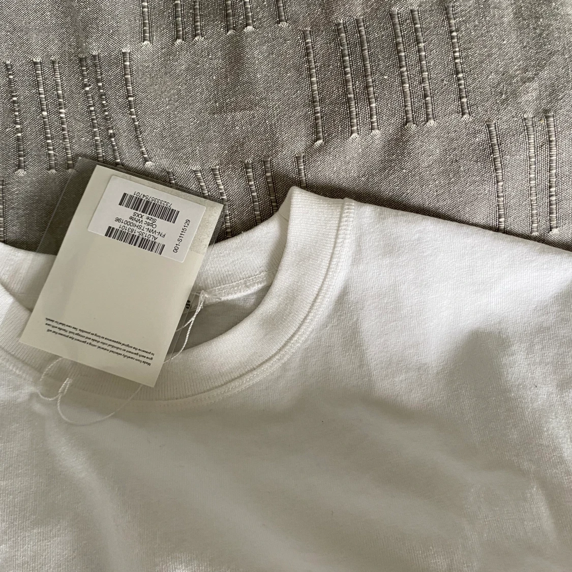 Oanvänd Acne Studios logo t-Shirt  - 91