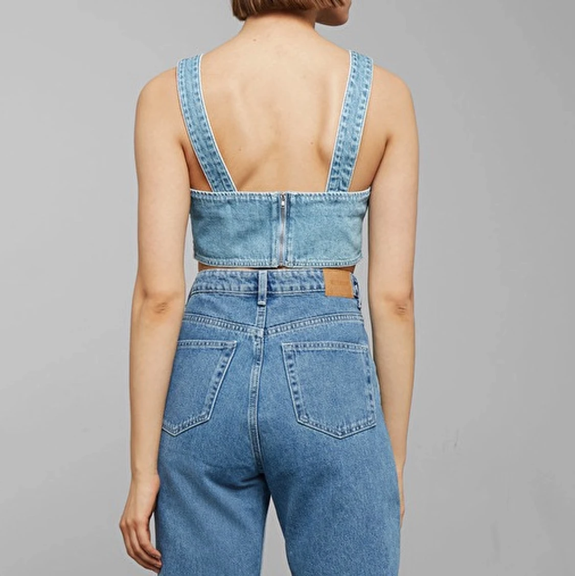  Weekday croptop i denim - 90