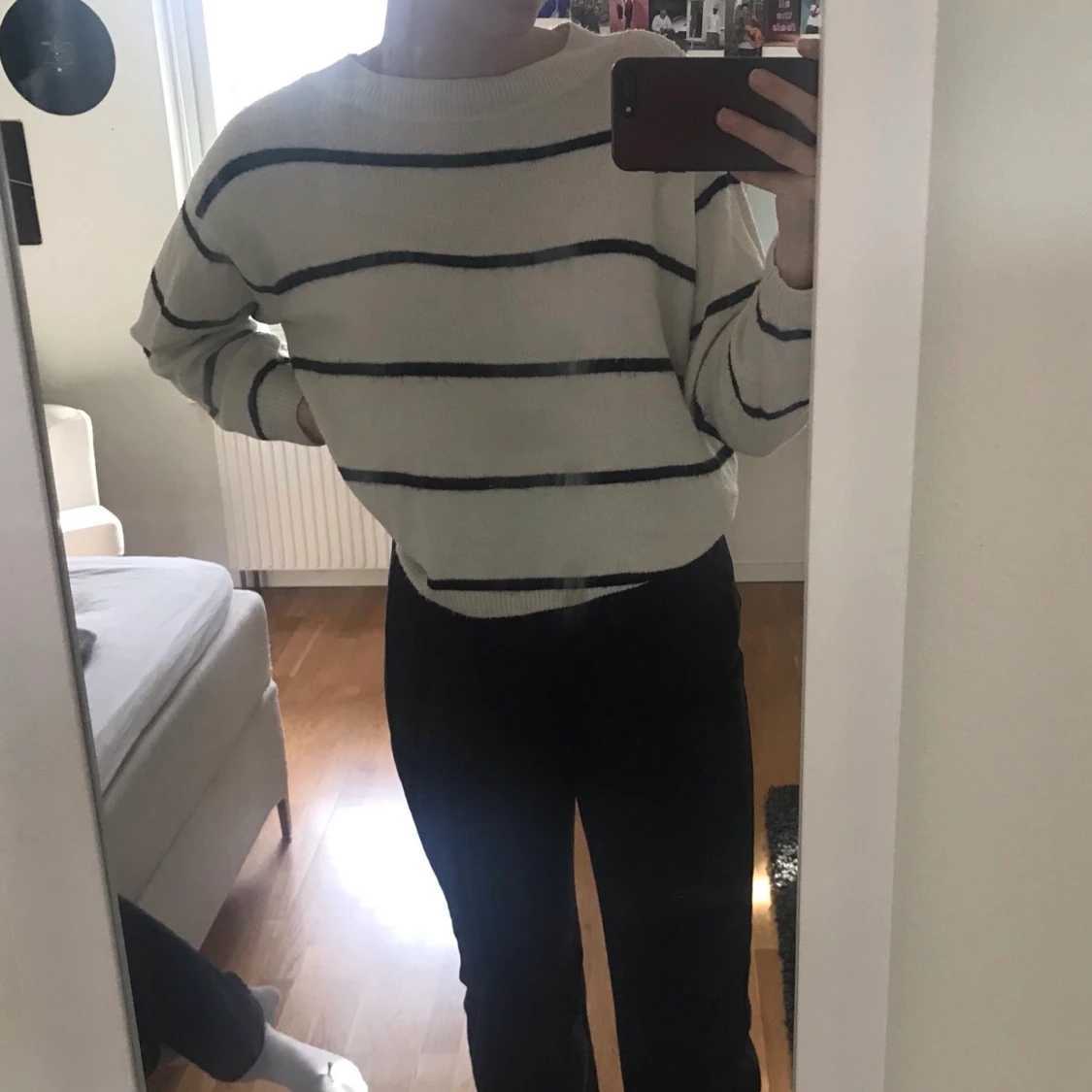 Stickad tröja storlek S - 90