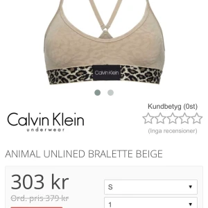 Calvin Klein bh  - Ny Calvin topp, endast testad! Storlek M men är alldeles för liten. Mer som en S. 