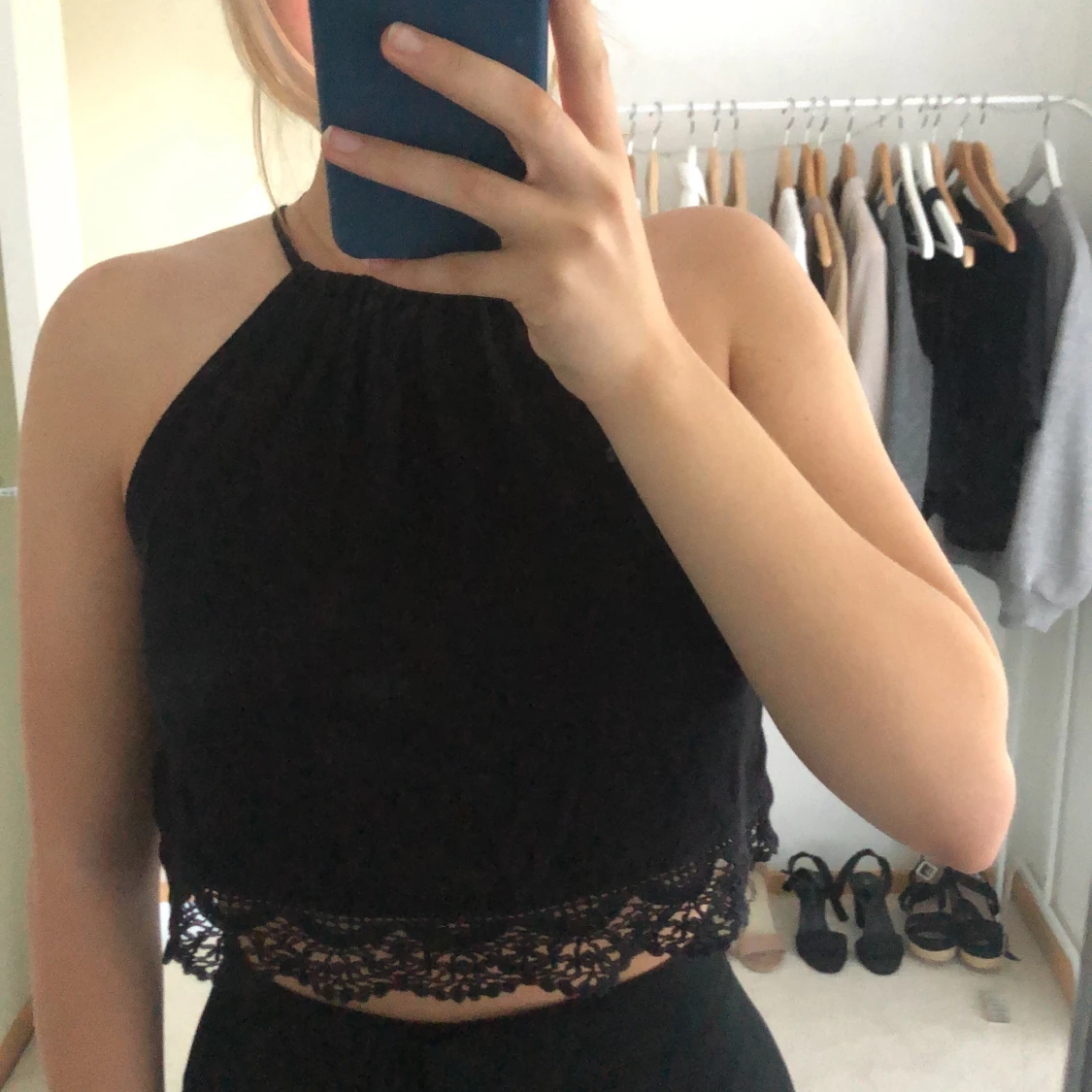 Linne med spets - 90