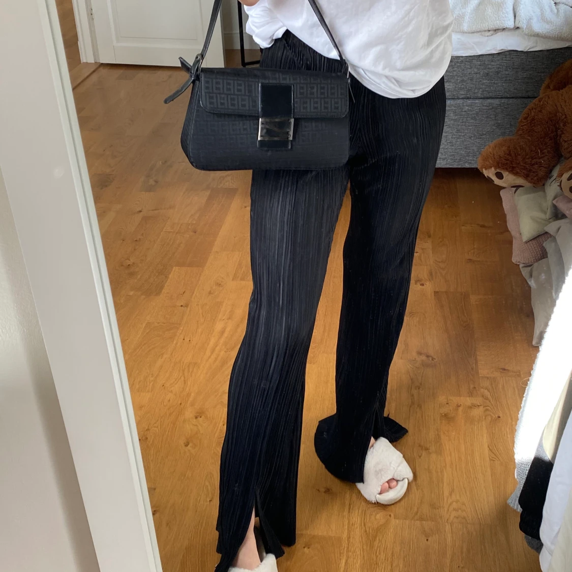 Svart vintage väska  - 90