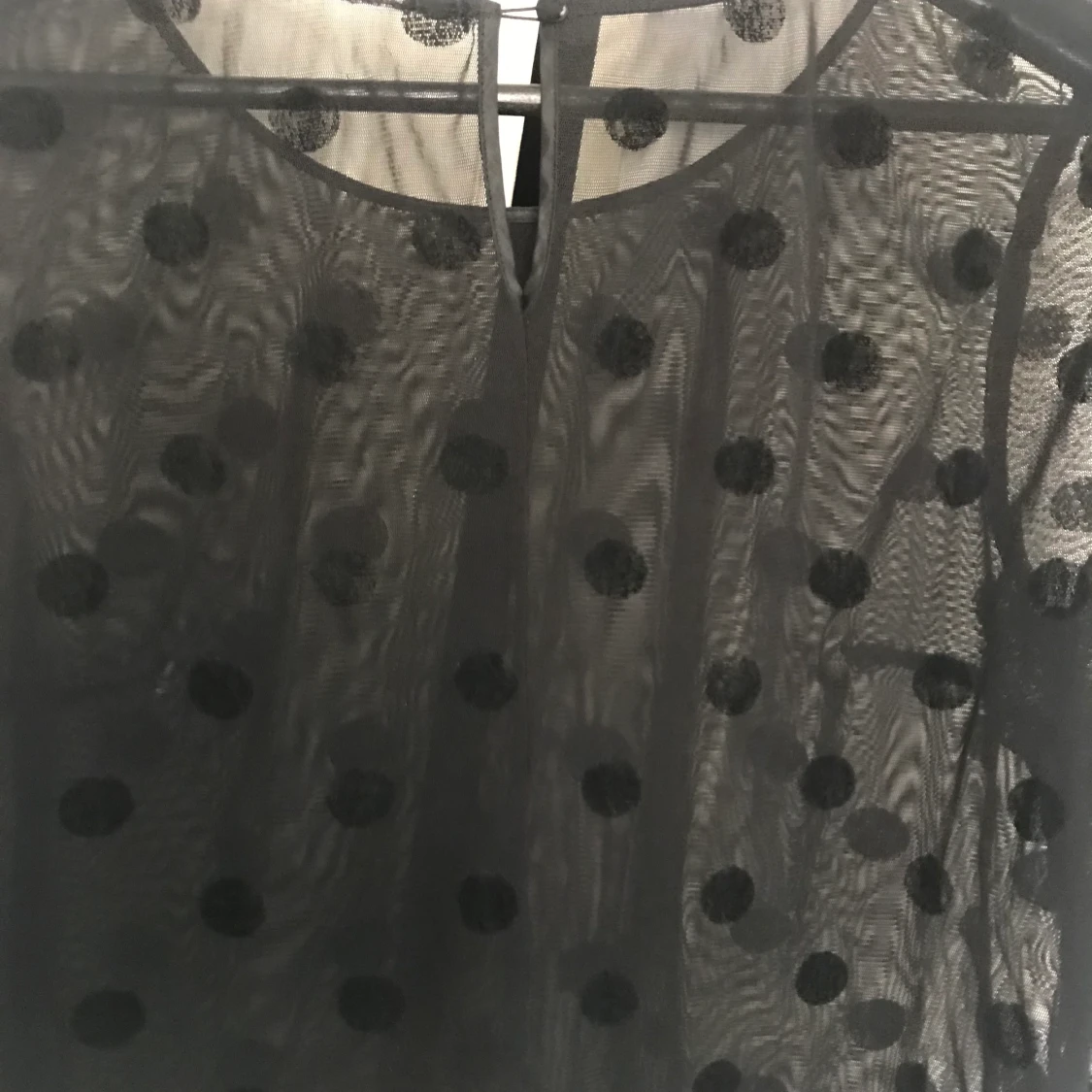 Svart transparent blus - 90