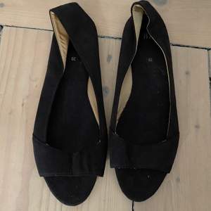 Black shoes from H&M. They are open on the front. Unused.