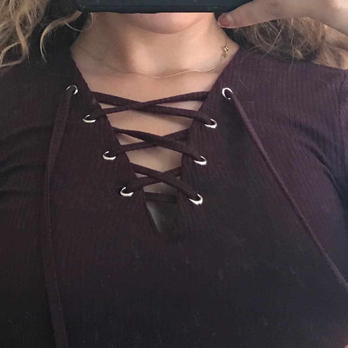 tröja med snörning✨ - 91