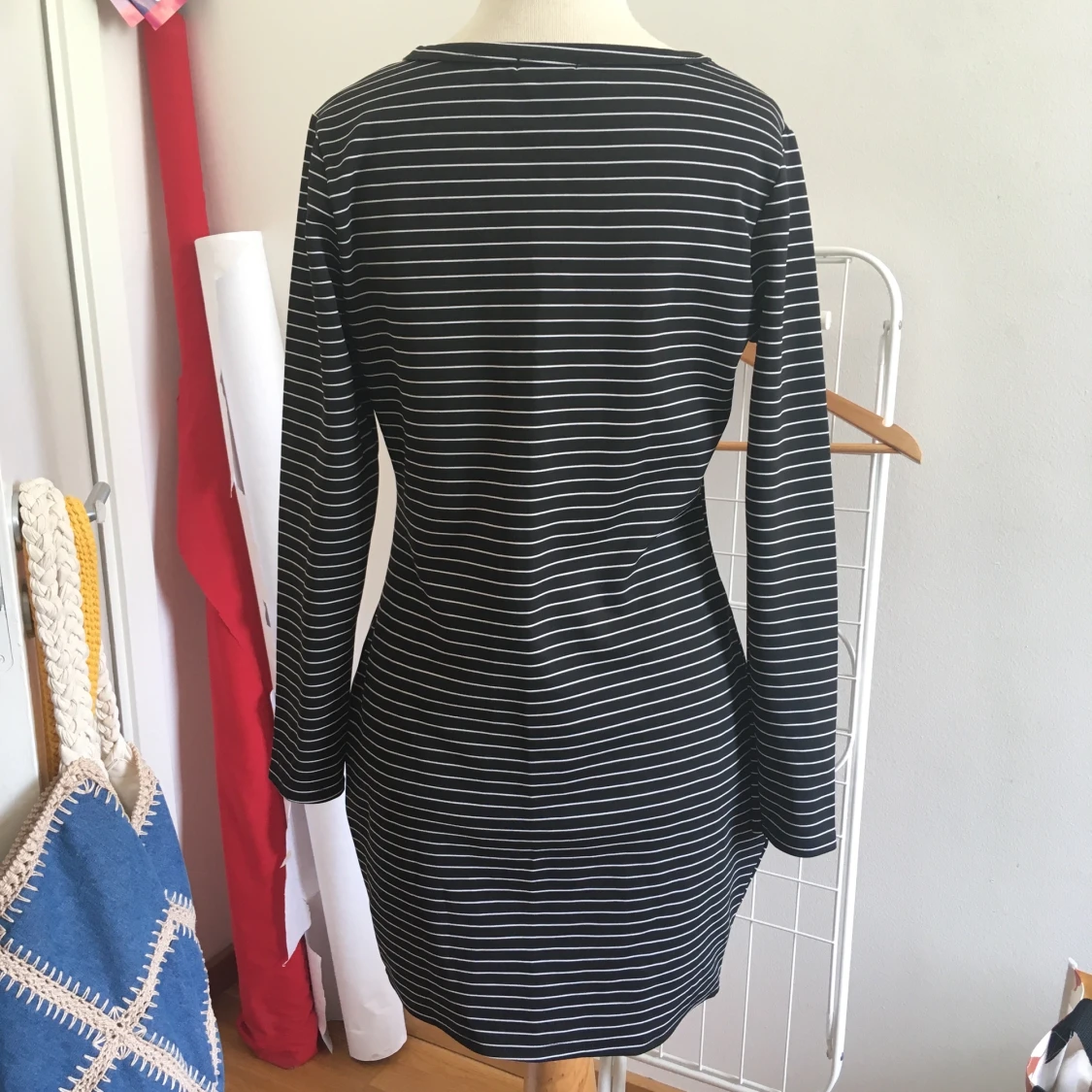 Boohoo klänning randig långärmad 44 - 90