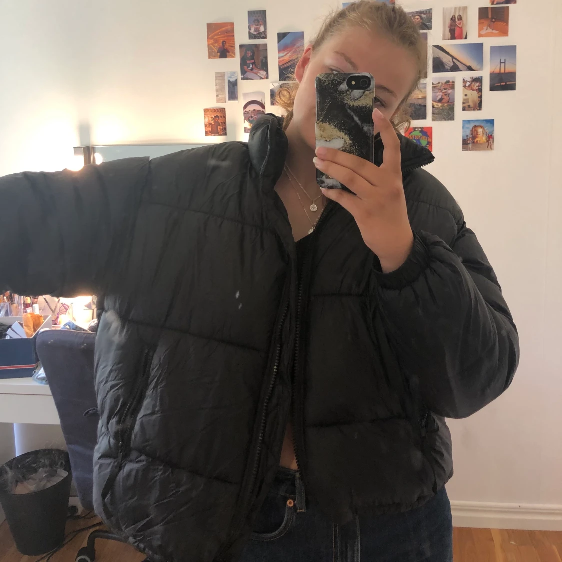 Svart jacka från weekday