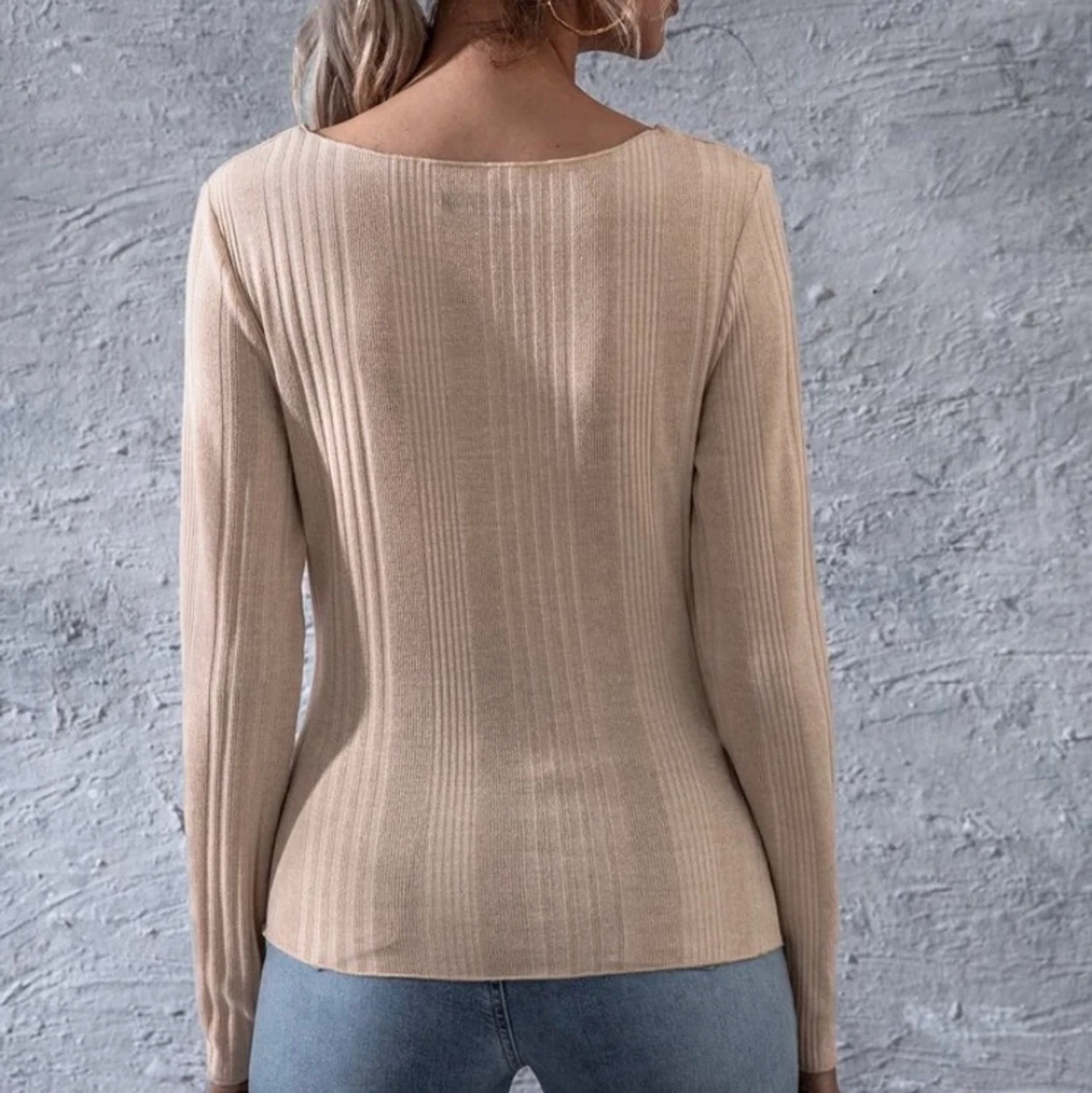 Beige tröja - GRATIS FRAKT  - 90