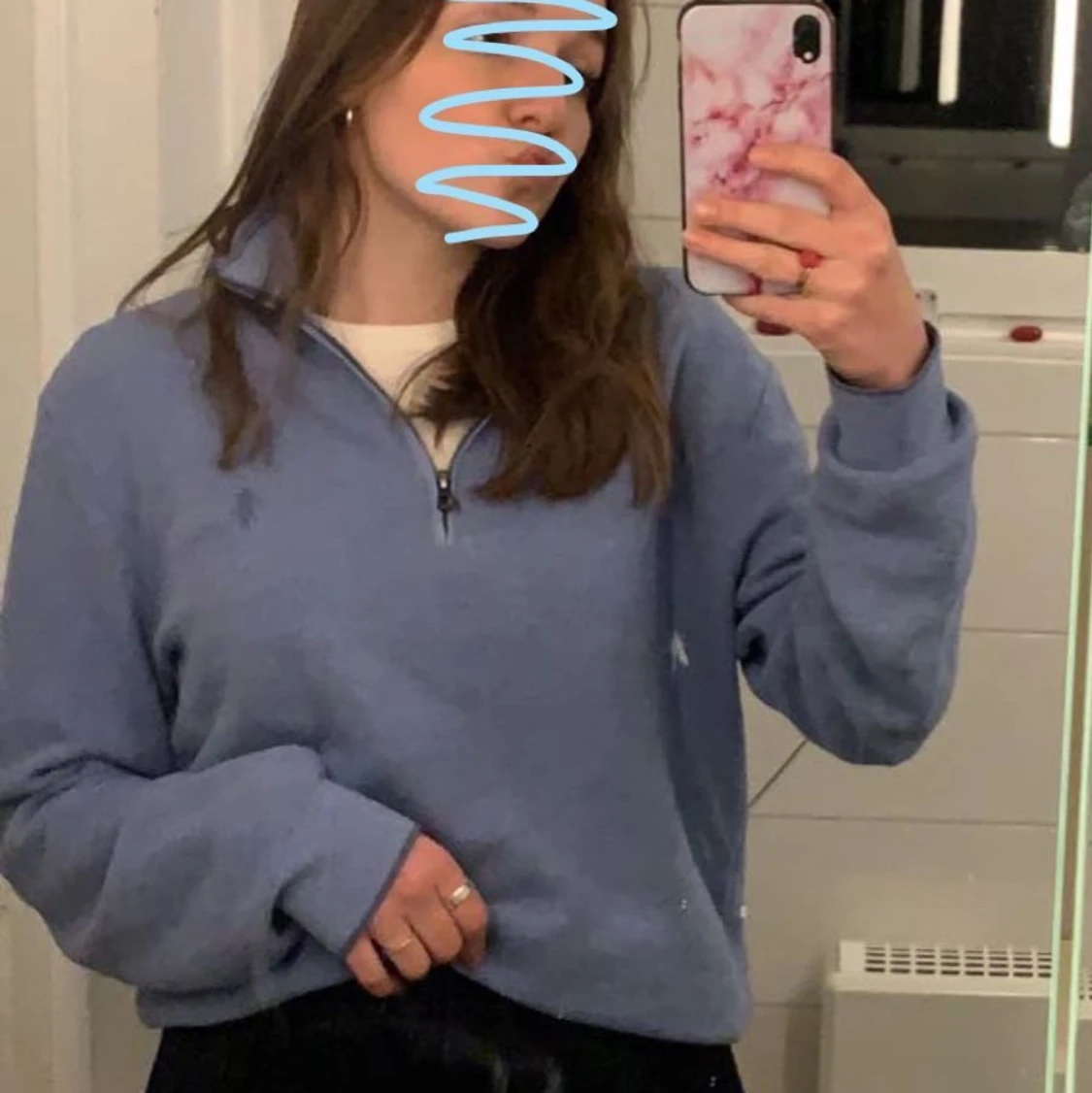 Ralph lauren polo med dragkedja