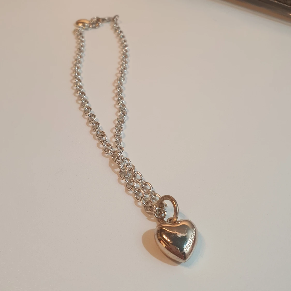 Snö of Sweden silver halsband med hjärta