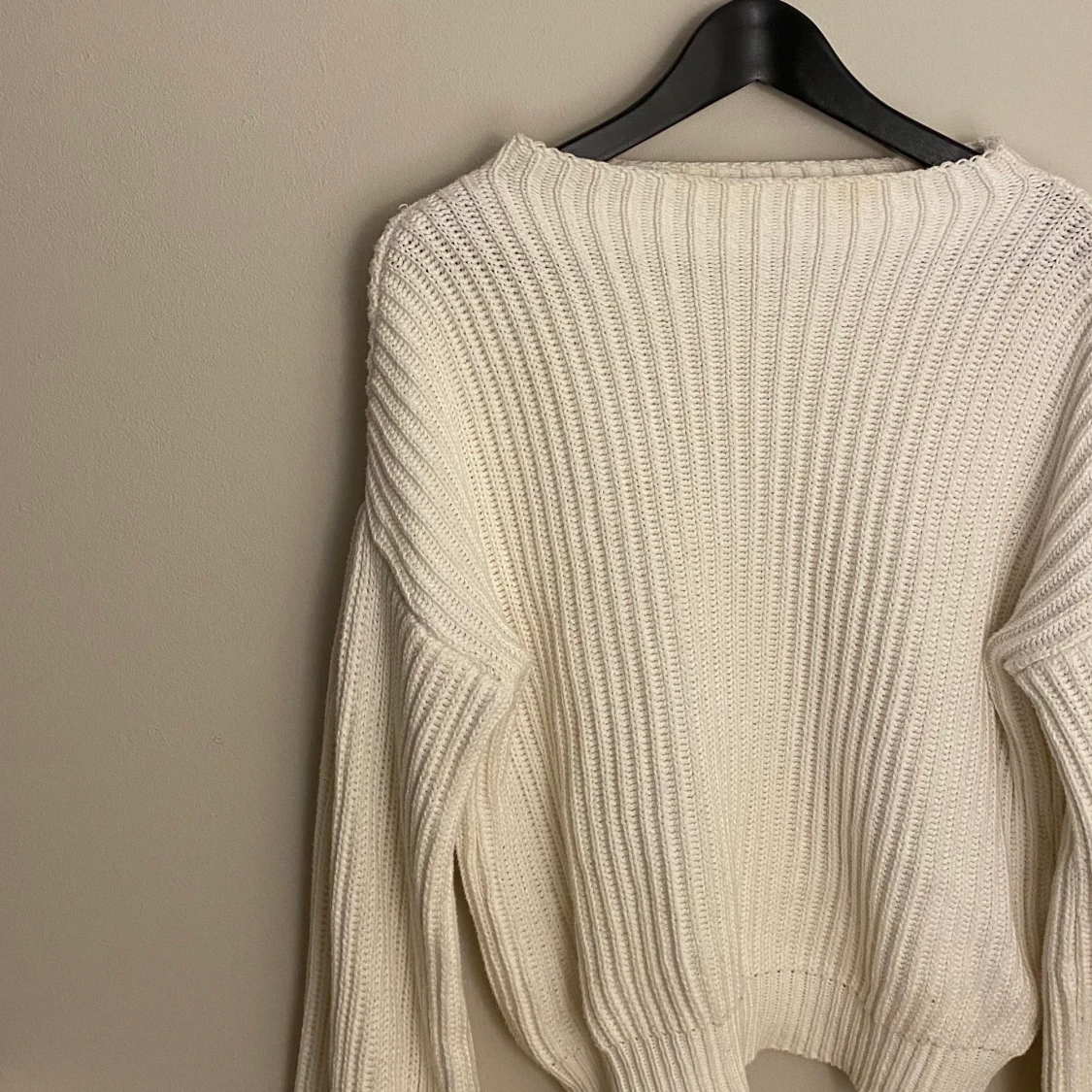 ”Balloon Sleeve Knitted Sweater” - 91