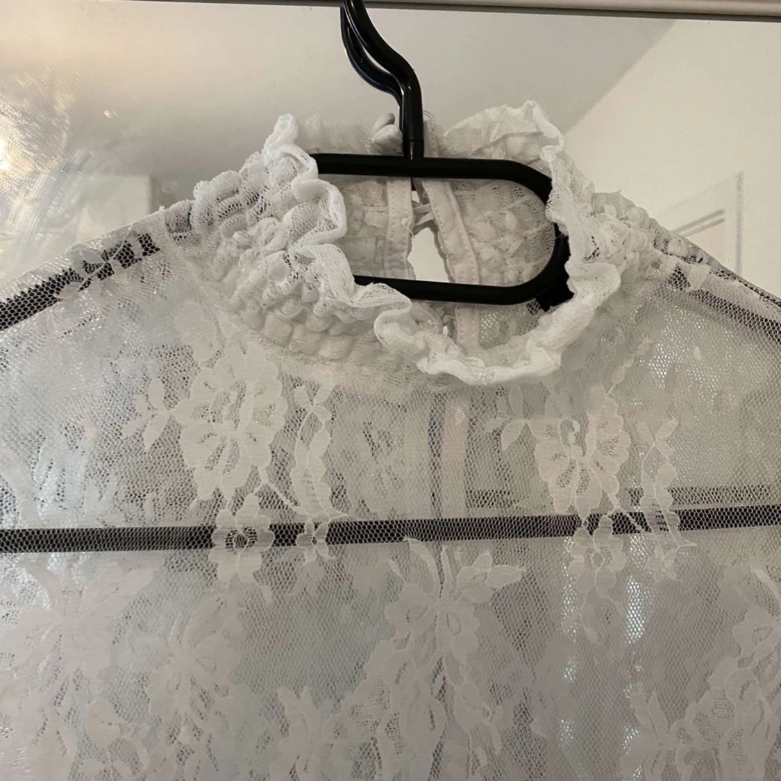 Vit lace tröja - 91