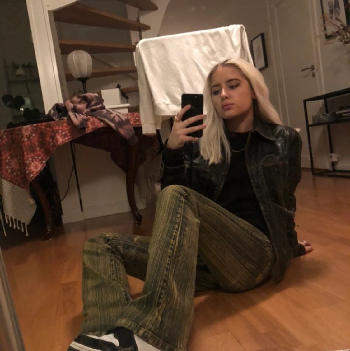 Mönstrade secondbyxor - 90