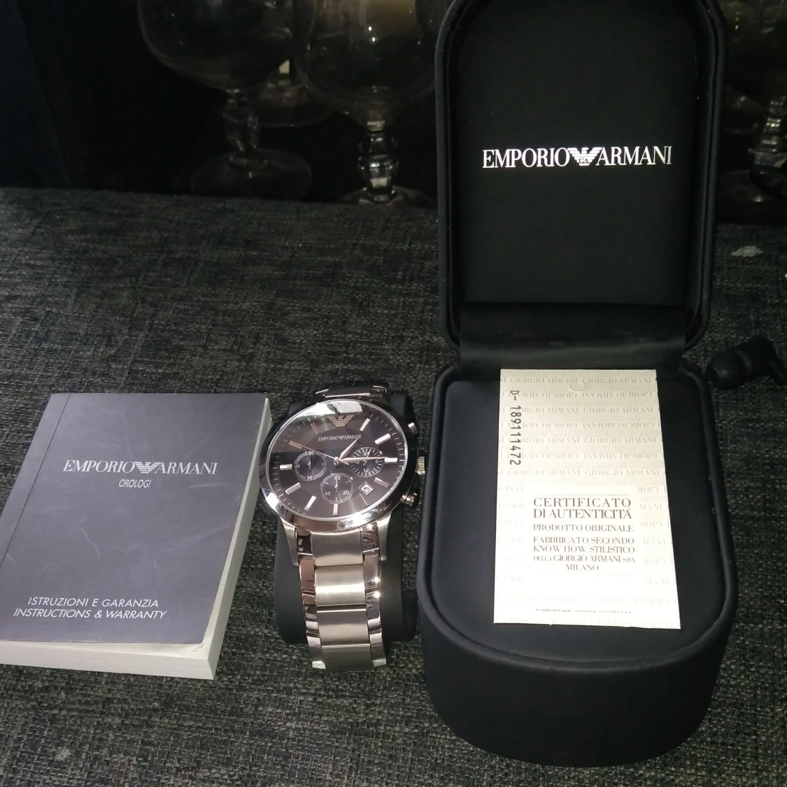 Helt Ny Armani Renato klocka  