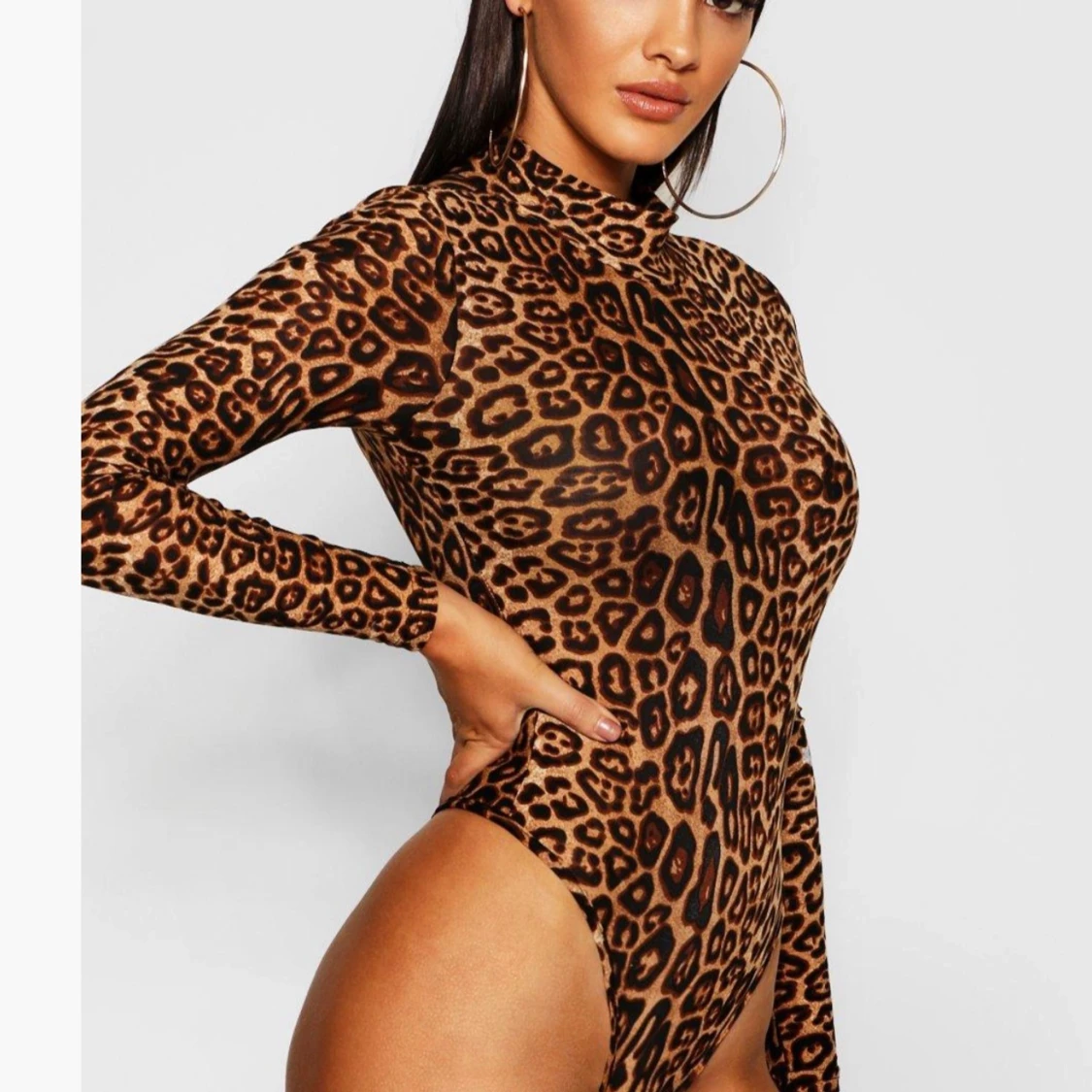 Body från Boohoo i leopard