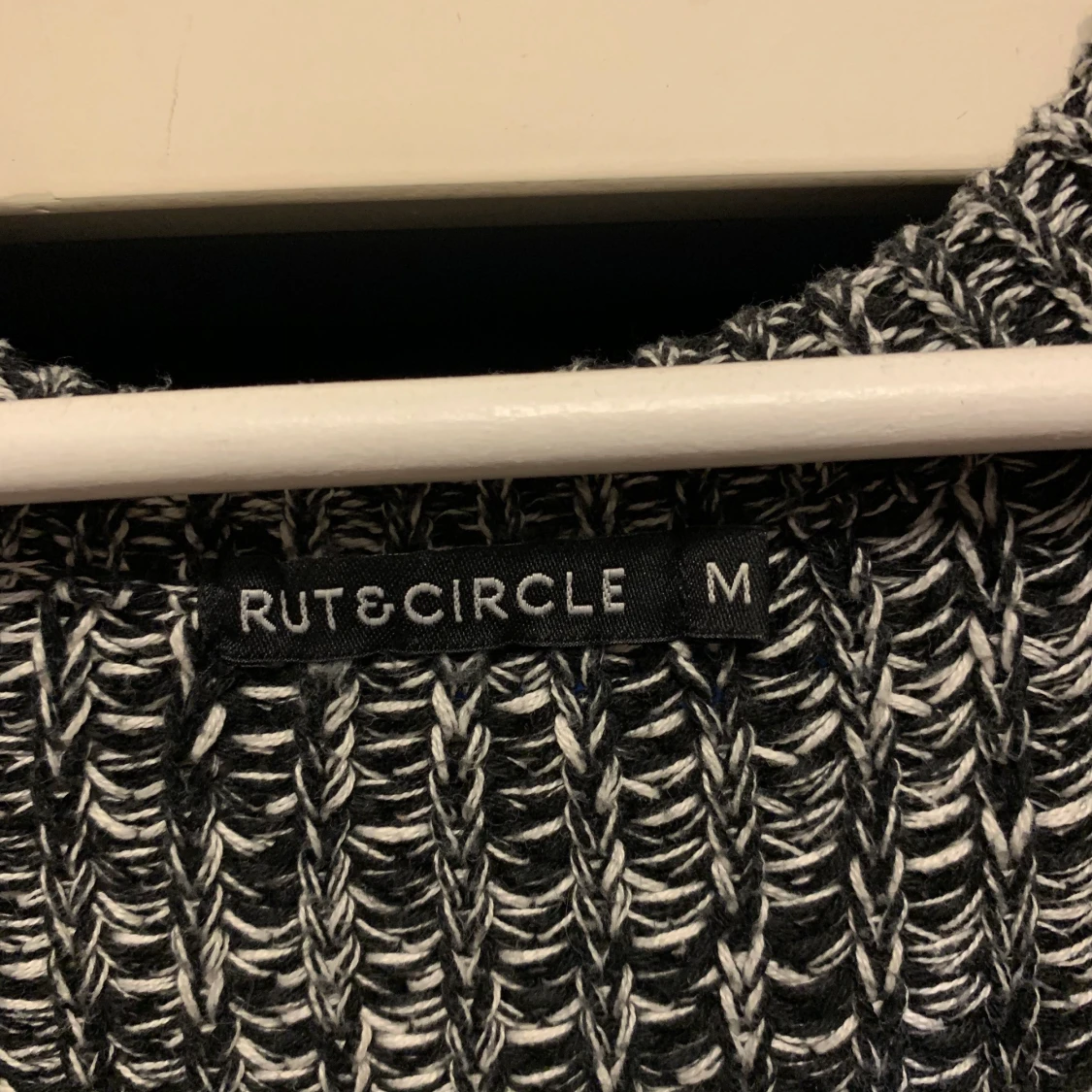 Rut&circle stickad tröja - 90