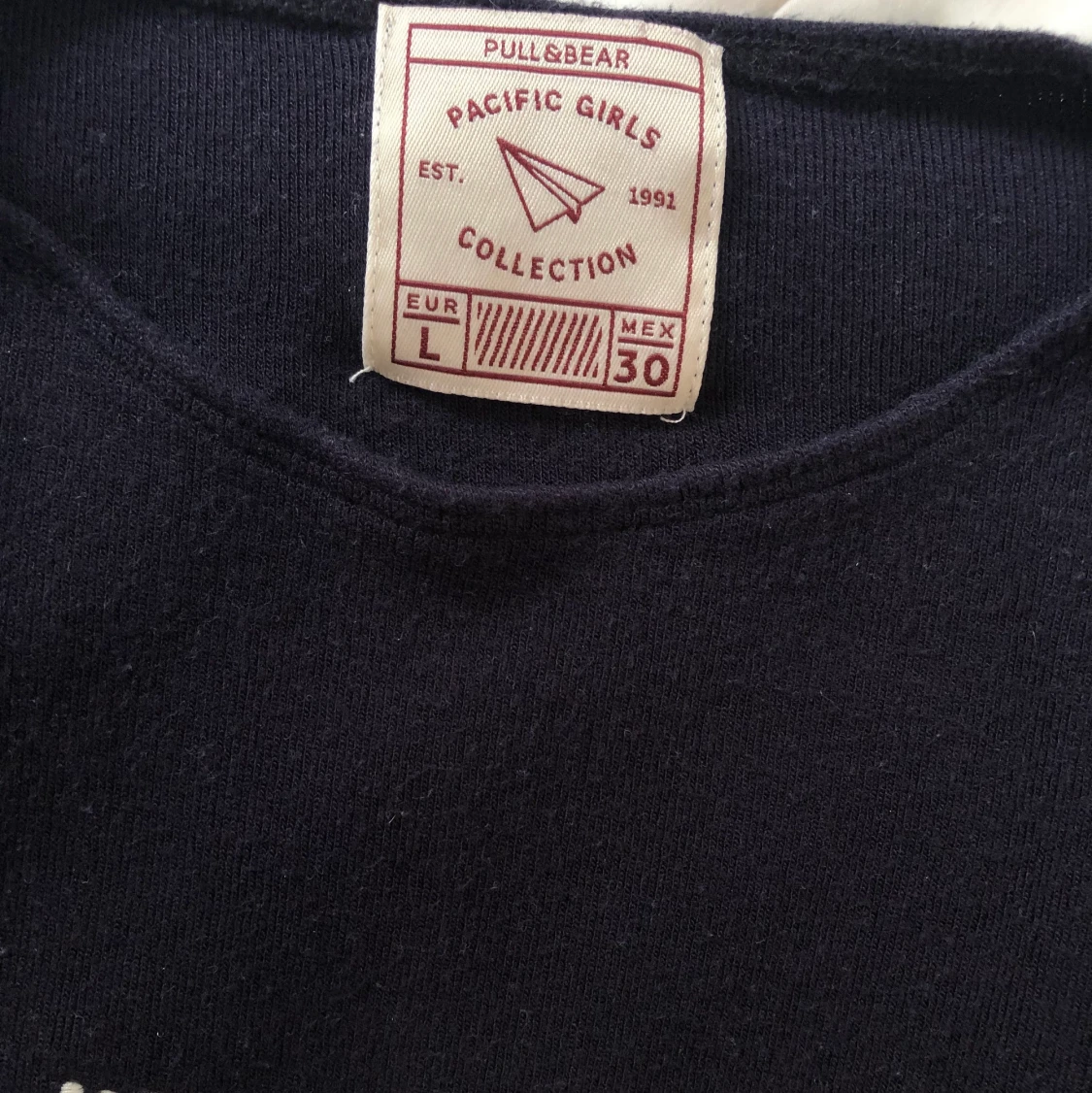 mörkblå tunn stickad tröja  - 91