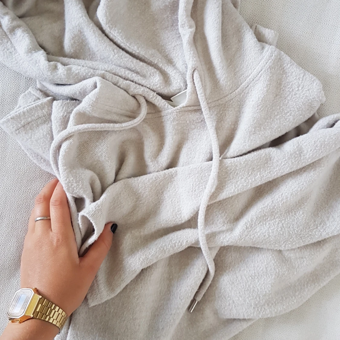 Beige soft hoodie - 91