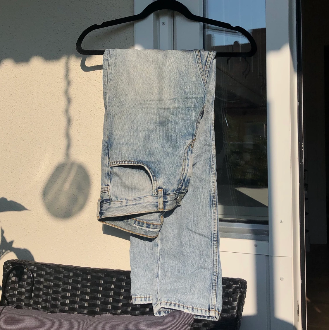 Blåa jeans