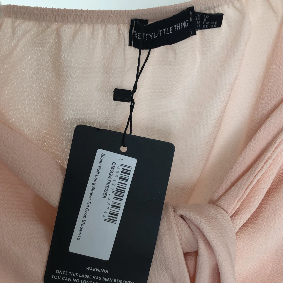 Rosa crop top blus - 91