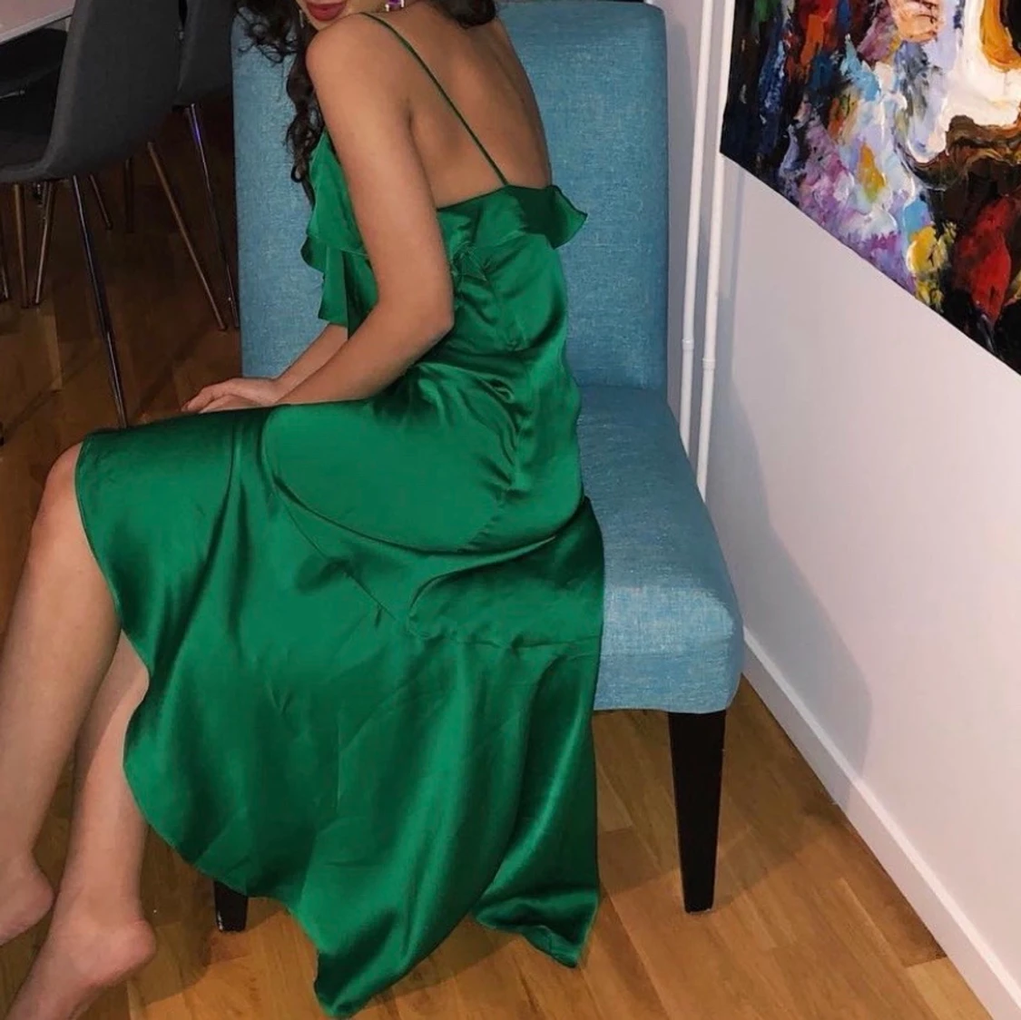 Sexy green dress