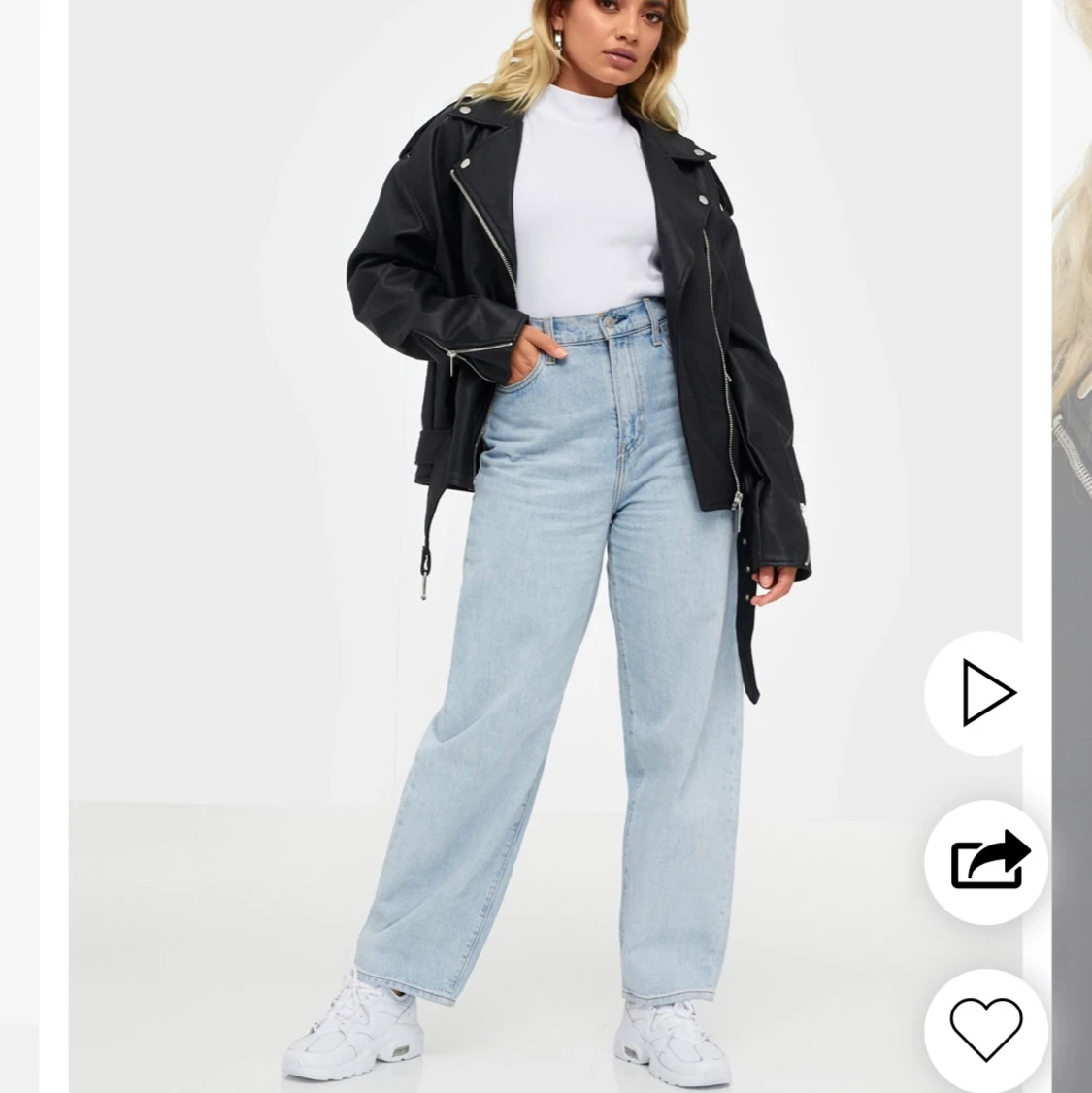 Oversized skinnjacka missguided - 91