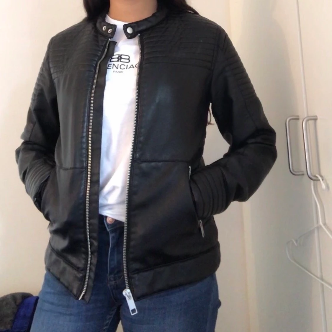 Jack & Jones läderjacka - 90