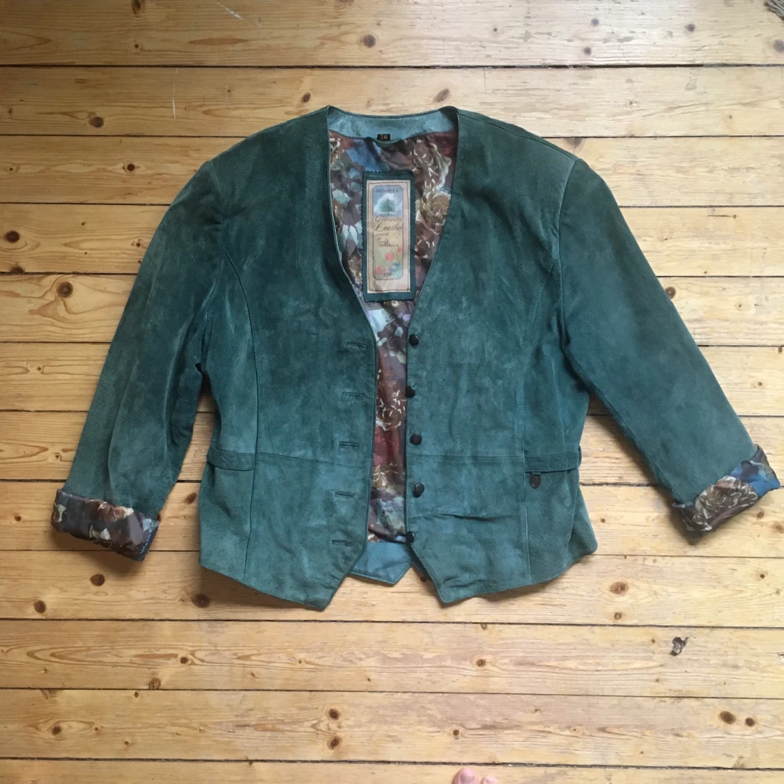 Mockajacka i grönt, vintage