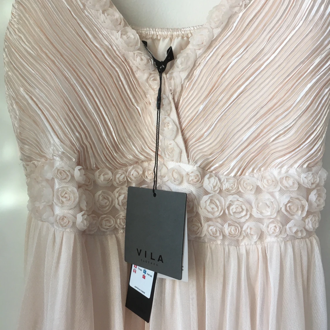 CUTE POWDER-PINK FORMAL DRESS  - 91
