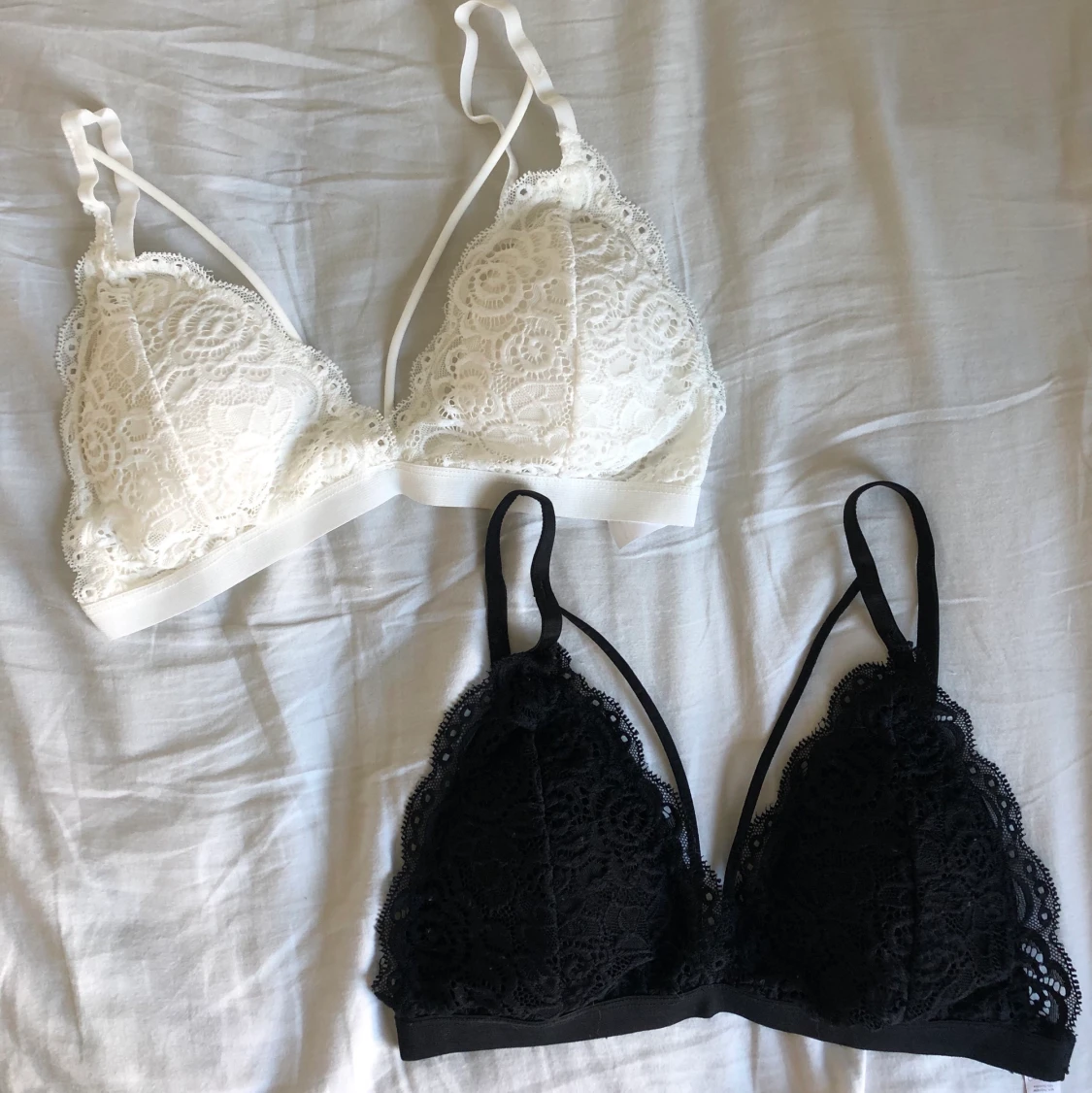 bralette svart&vit