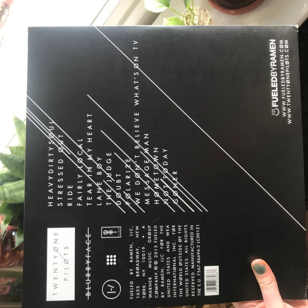 Dubbelvinyl, Twentt one pilots album Blurryface! Använd 4 gånger!! Som ny!. Övrigt.