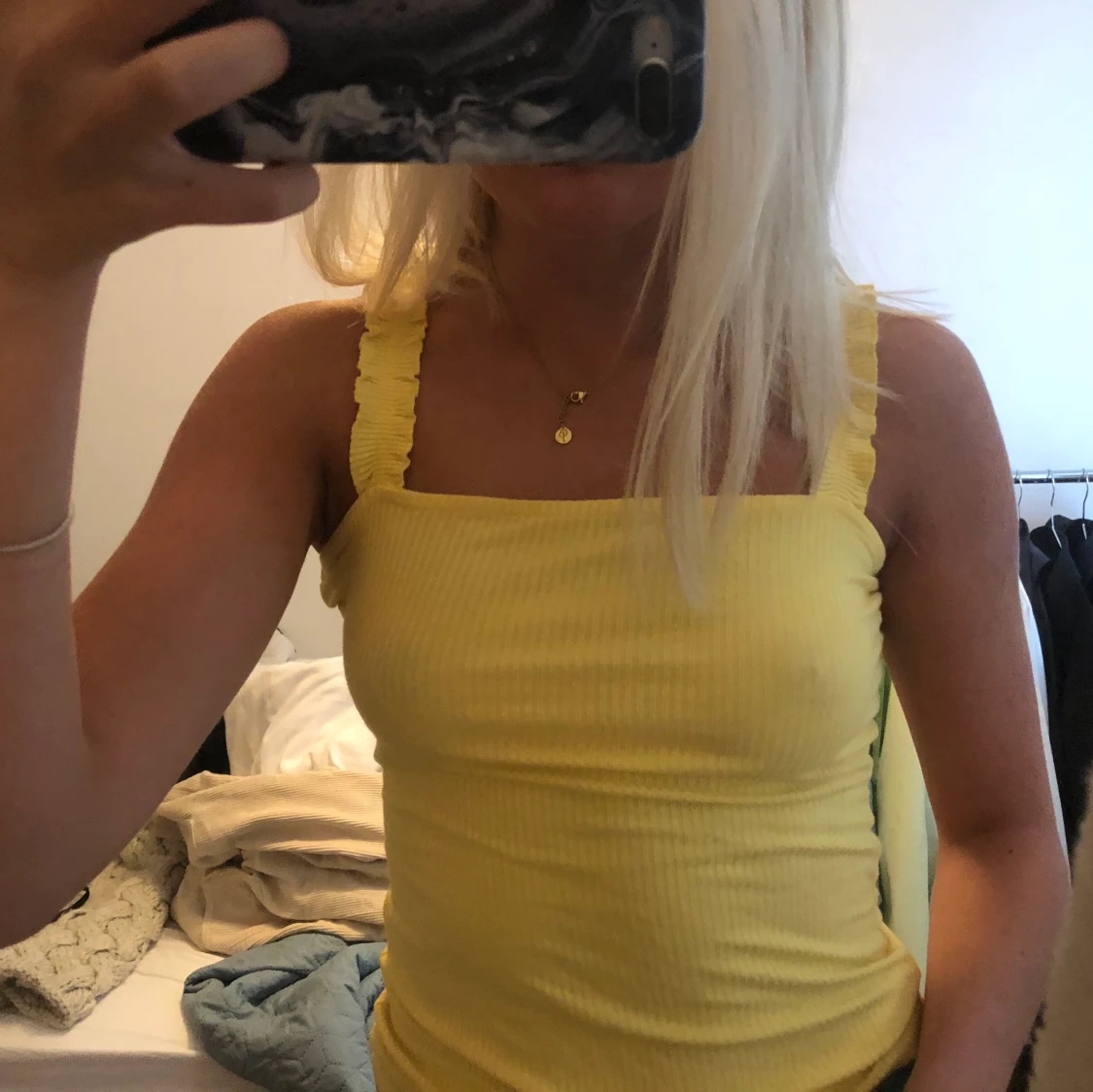 Gult volanglinne strl S