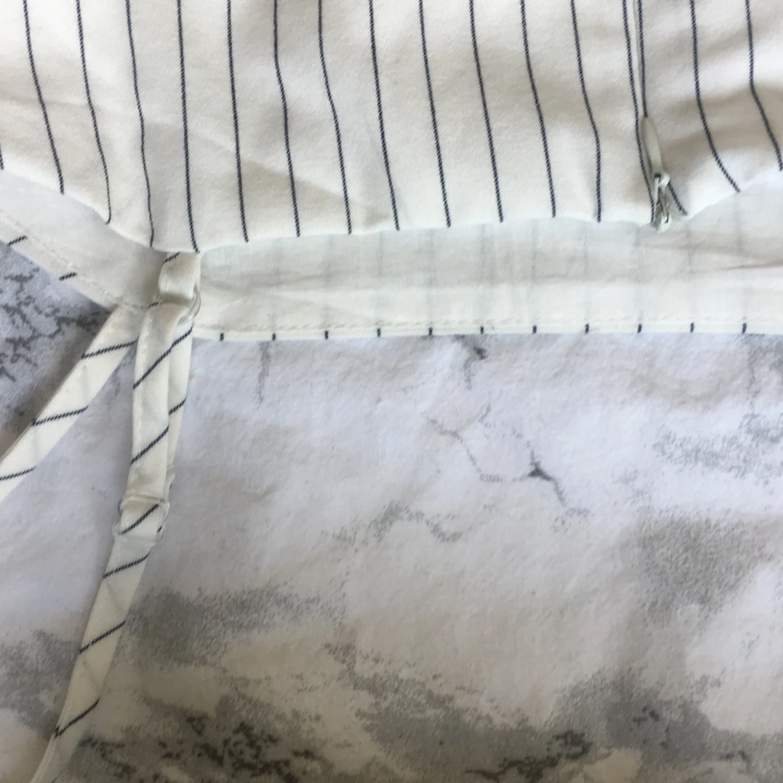 Vit randig klänning pull&bear - 91