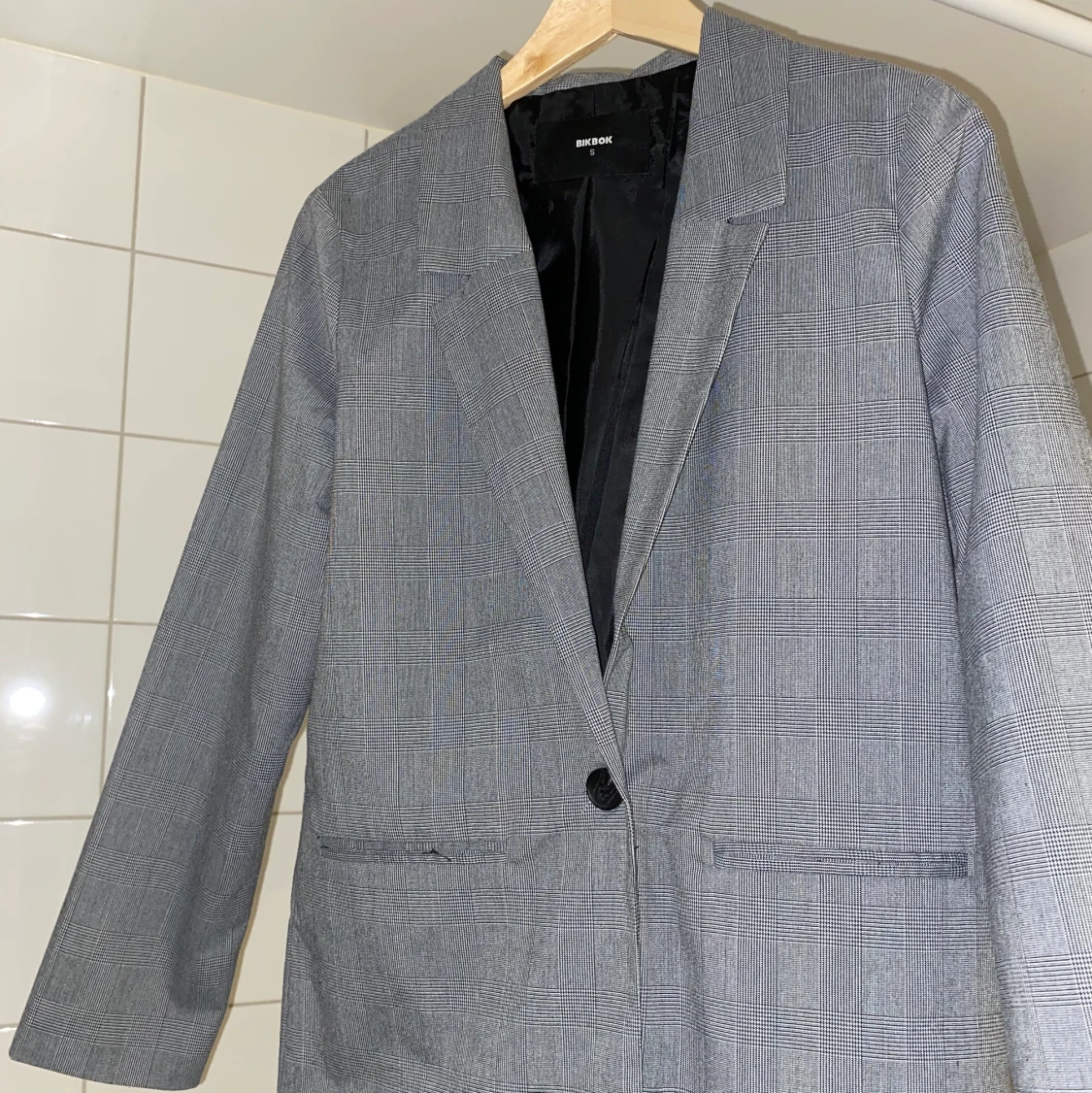 Snygg rutig blazer! - 90