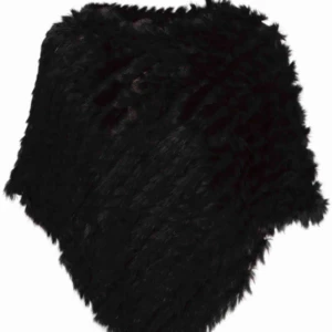  - Säljer min svarta pälsponcho, köpt på miinto. Bara använd ett fåtal gånger så i nyskick💕