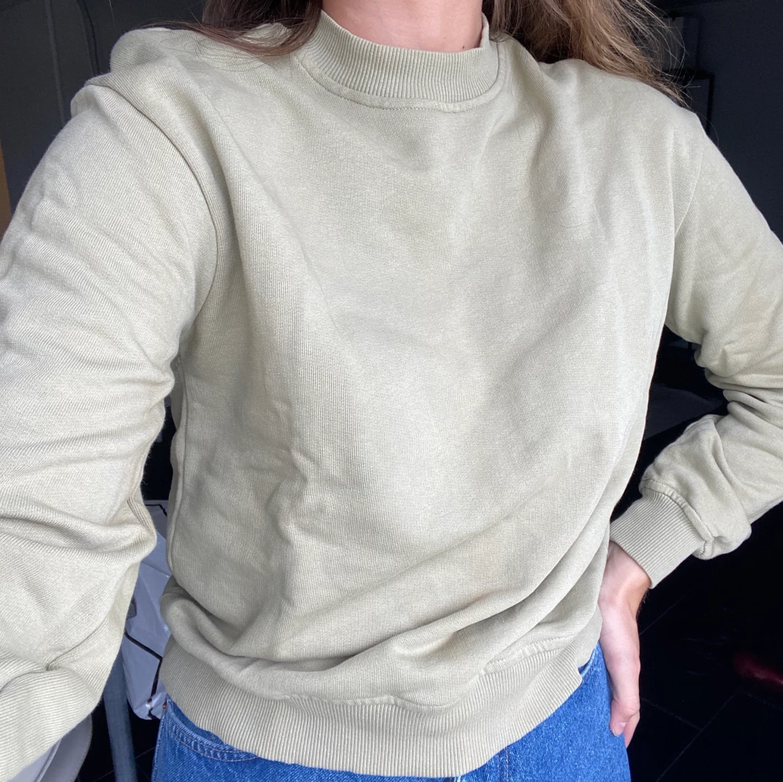 Ljusgrön tröja  - 90