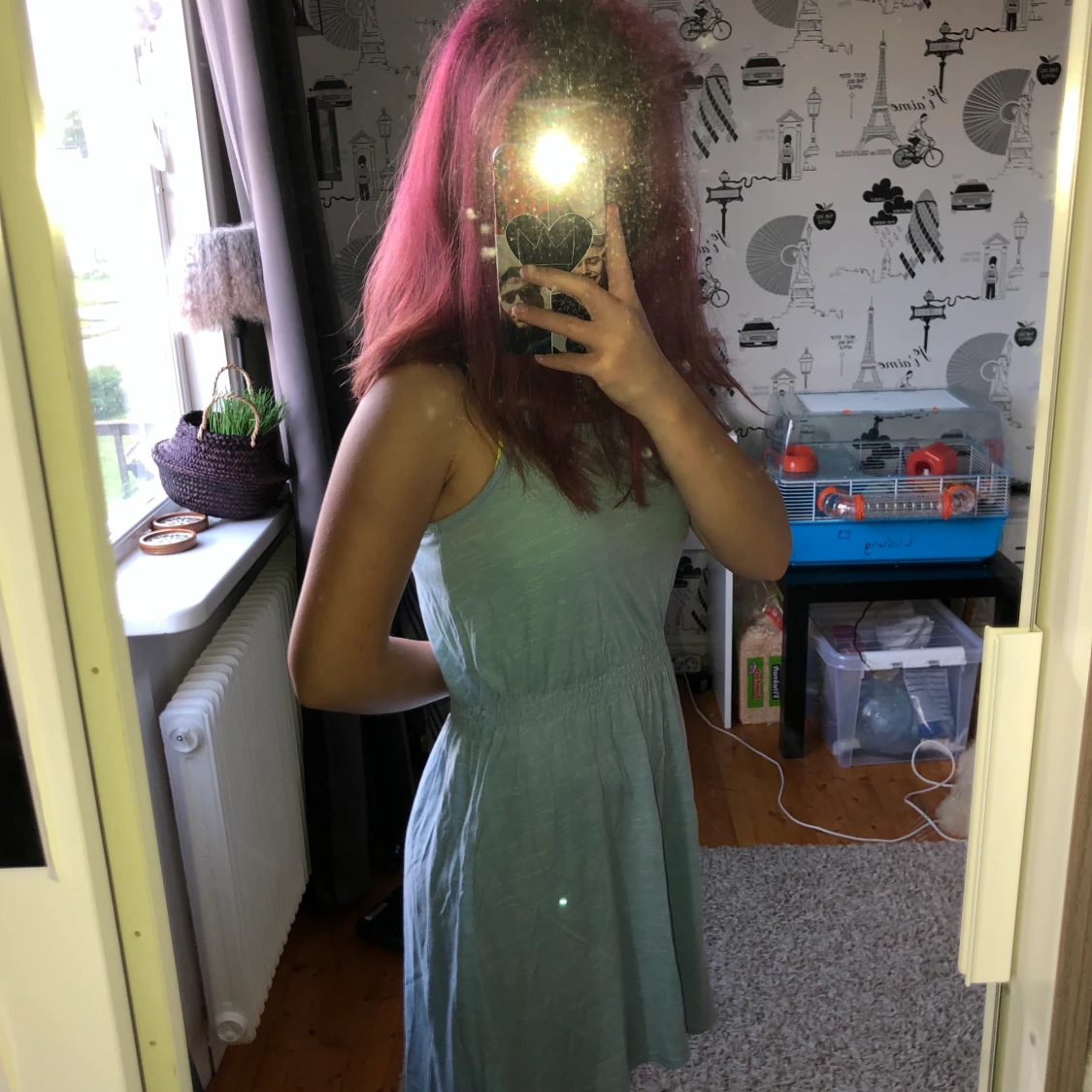 Blå ”strandklänning” från H&M  - 90