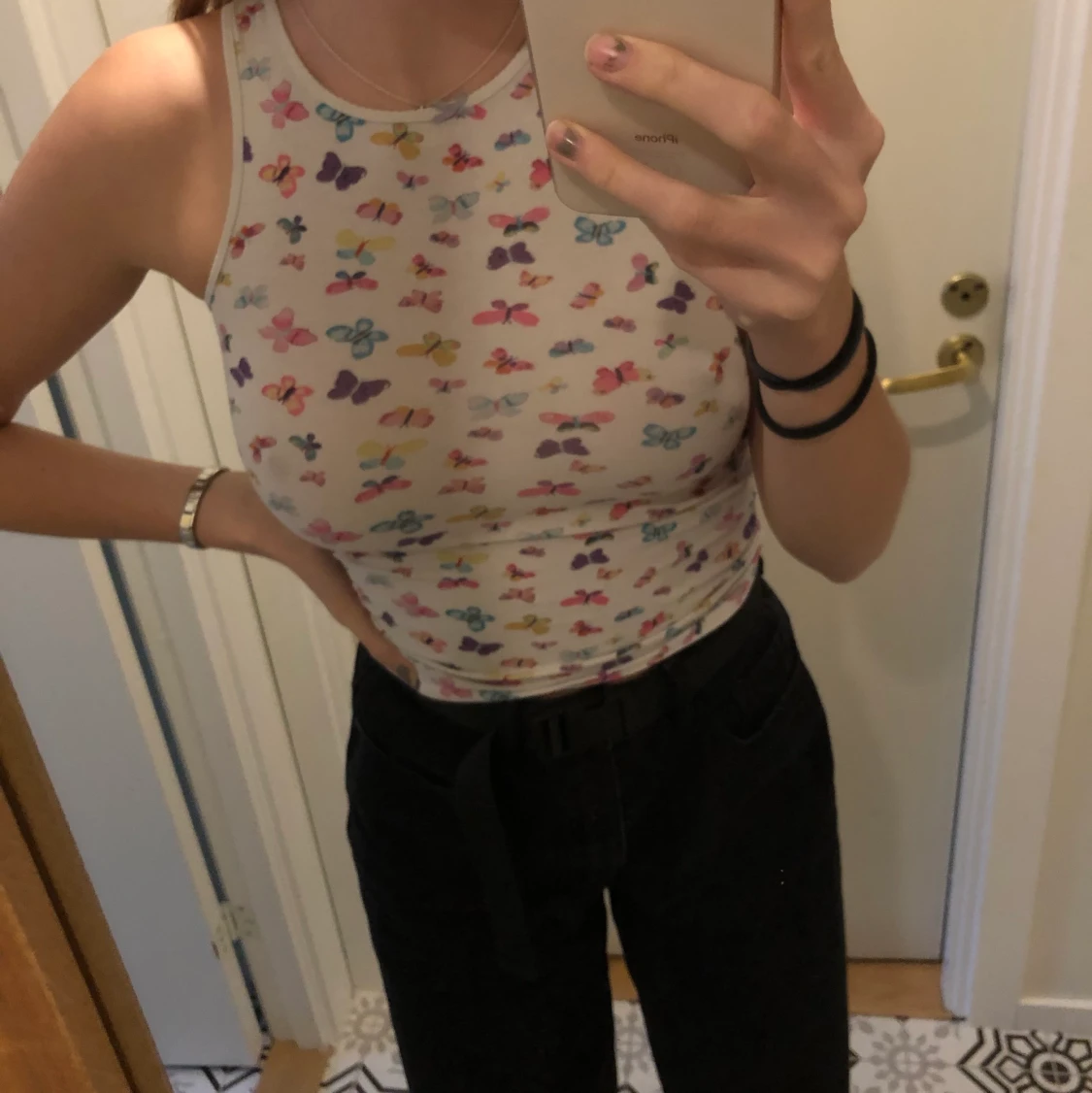 Linne med fjärilar på!