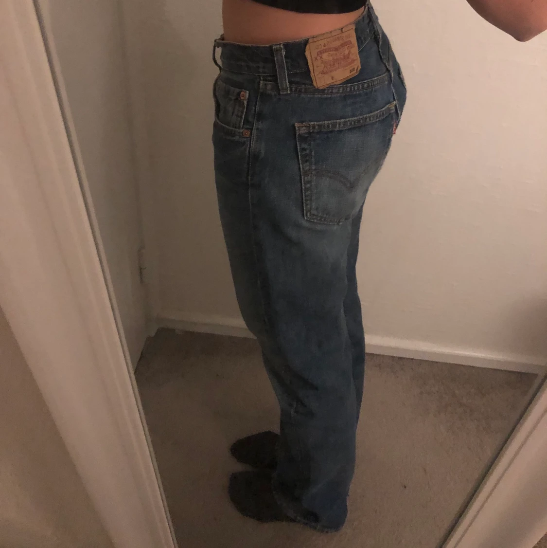 Lågmidjade Levis jeans